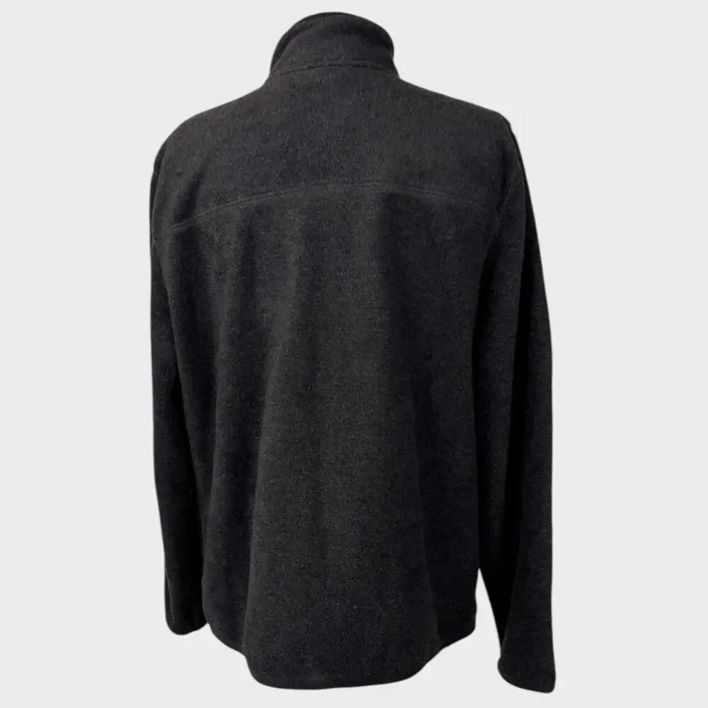 Style & Co Womens XL Charcoal Gray Fleece Full Zip Jacket